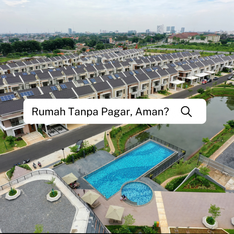 RUMAH TANPA PAGAR SEPERTI DI EROPA